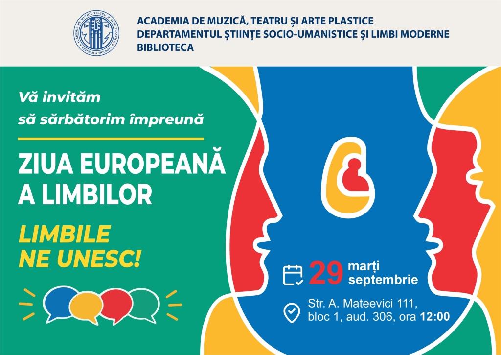 Afis A4 Ziua Europeana a Limbilor 2026