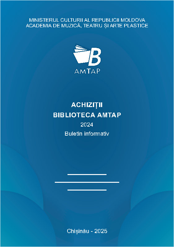 Coperta Achizitii Biblioteca AMTAP 2025