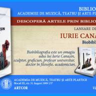 Lansare de carte: Iurie CANAȘIN - Biobibliografie